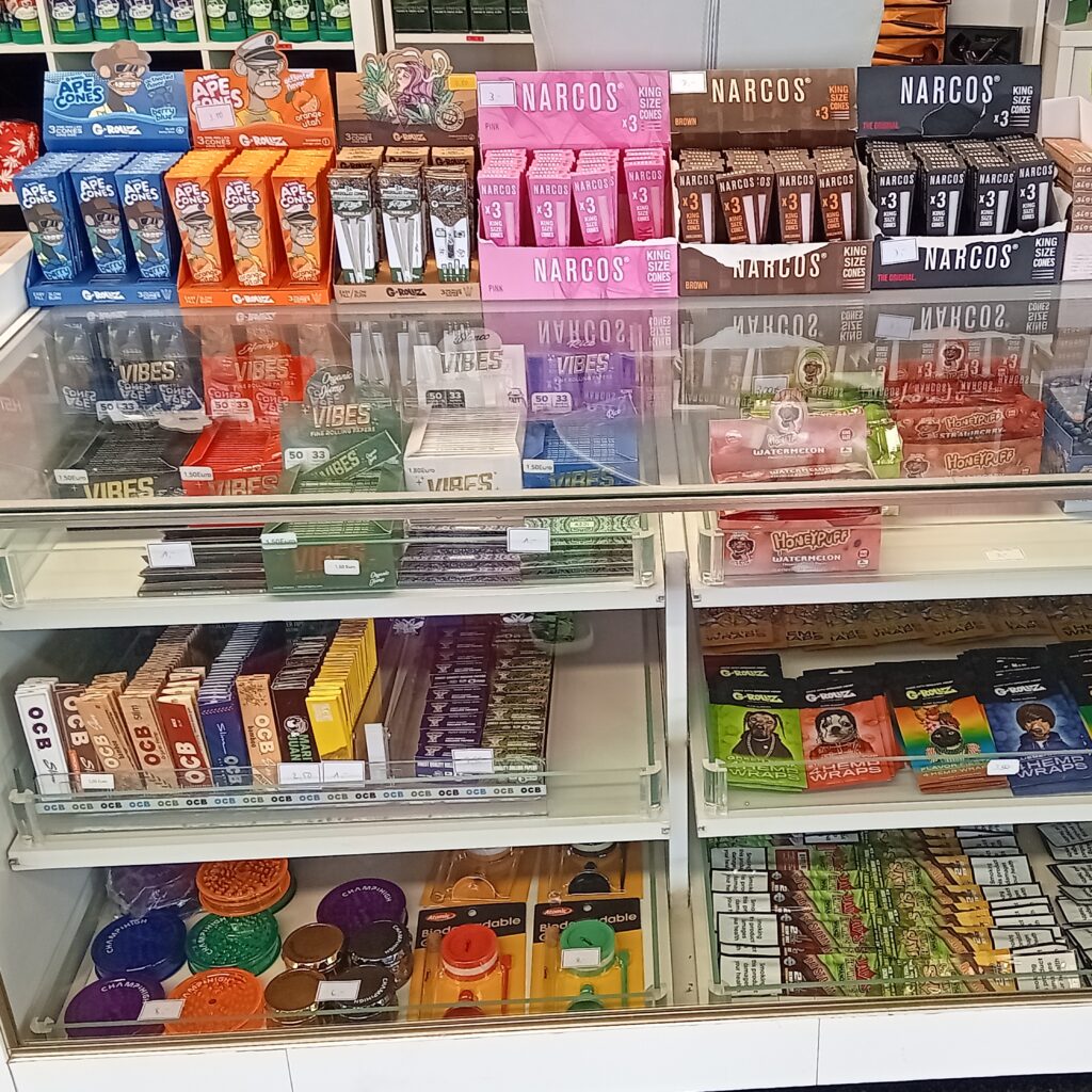 Laden Innenraum Headshop und Zubehör Grüne Ecke Meschede